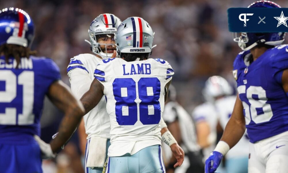 How The Cowboys’ Coaches Approached CeeDee Lamb’s Historic Reception ...